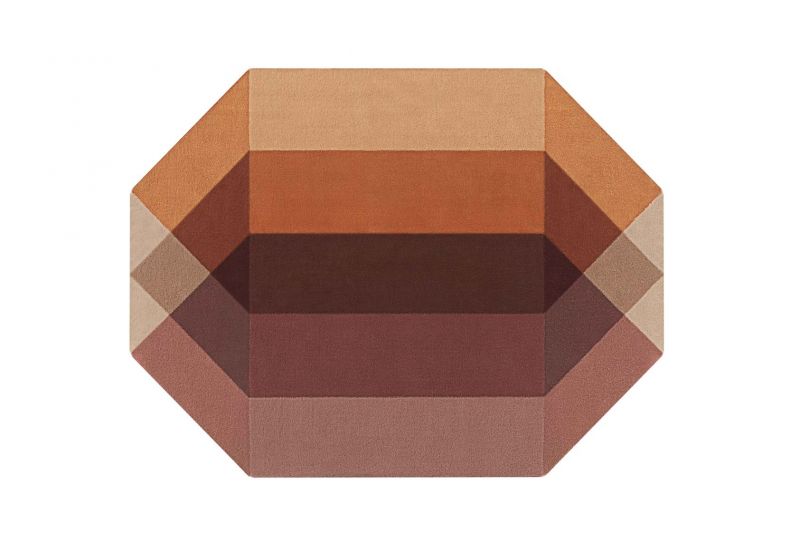 Diamond Teppich Orange-Wine 300 x 390cm Gan